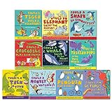 What If Series Hilarious Scenes Brings Animals Facts To Life 10 Books Collection Set (Could a Tiger Walk a Tightrope,Elephant Enjoy the Seaside,Shark do Gymnastics,Crocodile Play Basketball and More)