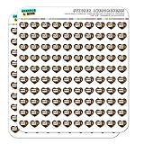 I Pooped Today Jumping for Joy Heart Shaped Planner Calendar Scrapbook Craft Stickers