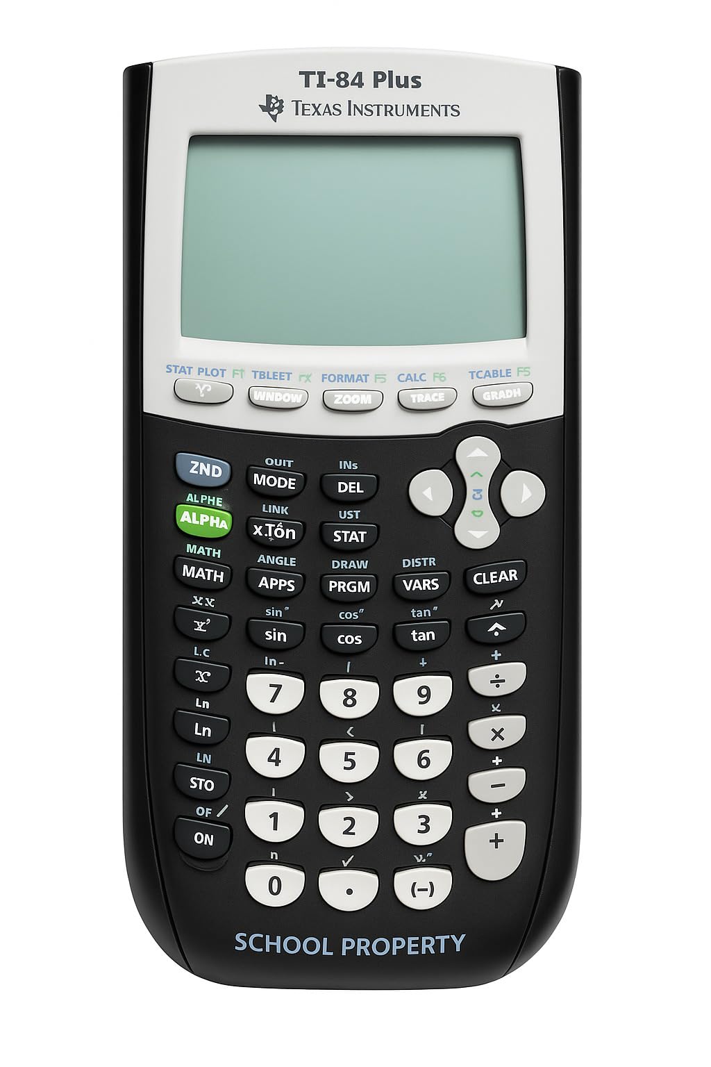 TI 84 Plus Graphics Calculator, Black
