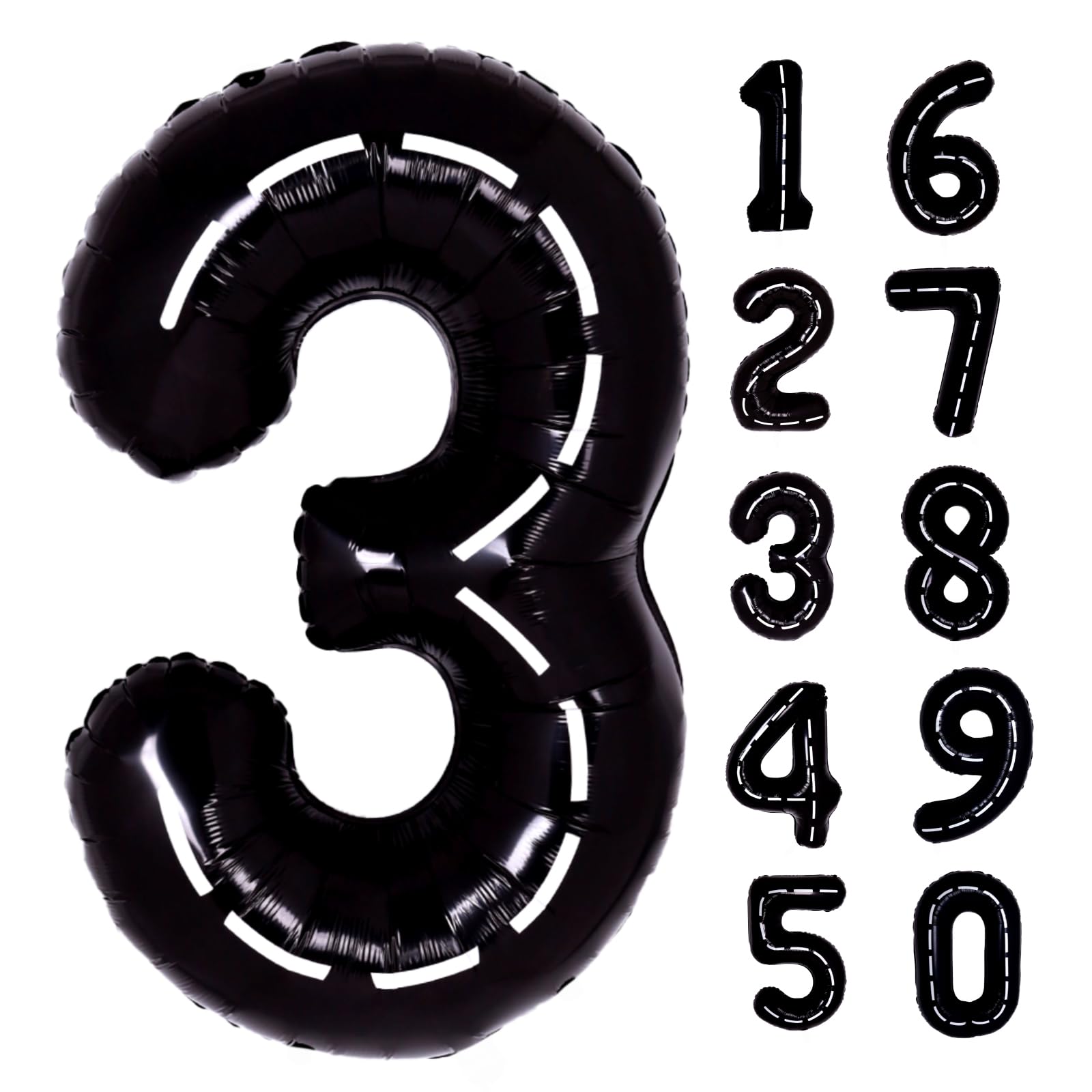 Number Balloon Race Car-3