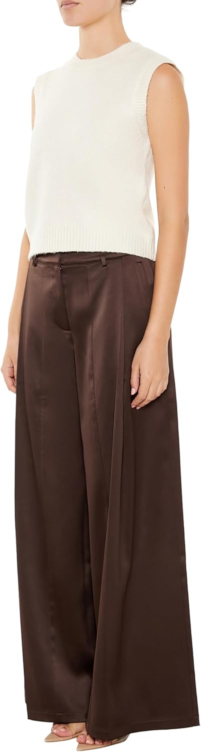Forever 21 Women's Satin Trouser Pants
