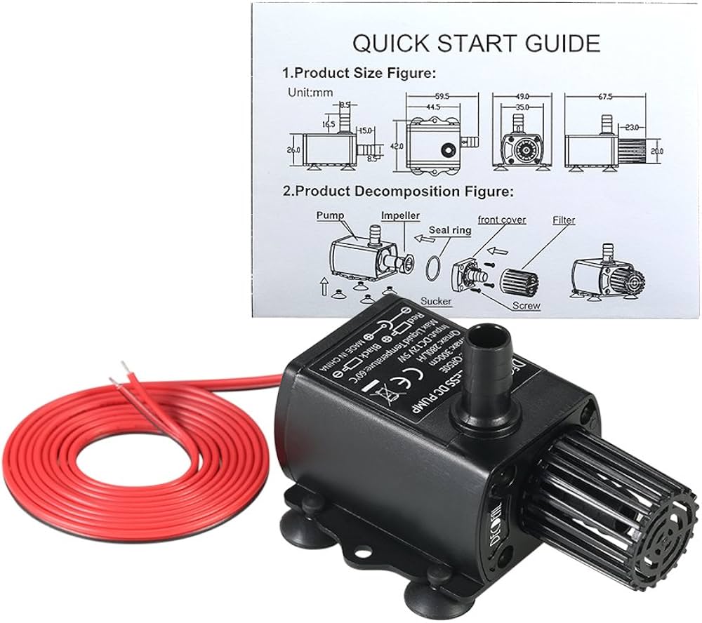 Amazon.co.jp: An-self 小型水中ポンプ DC12V マイクロ