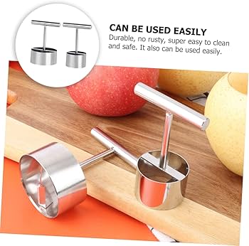Amazon.co.jp: UTHCLO フルーツの芯抜きツール2個セット 金属製 洋梨芯