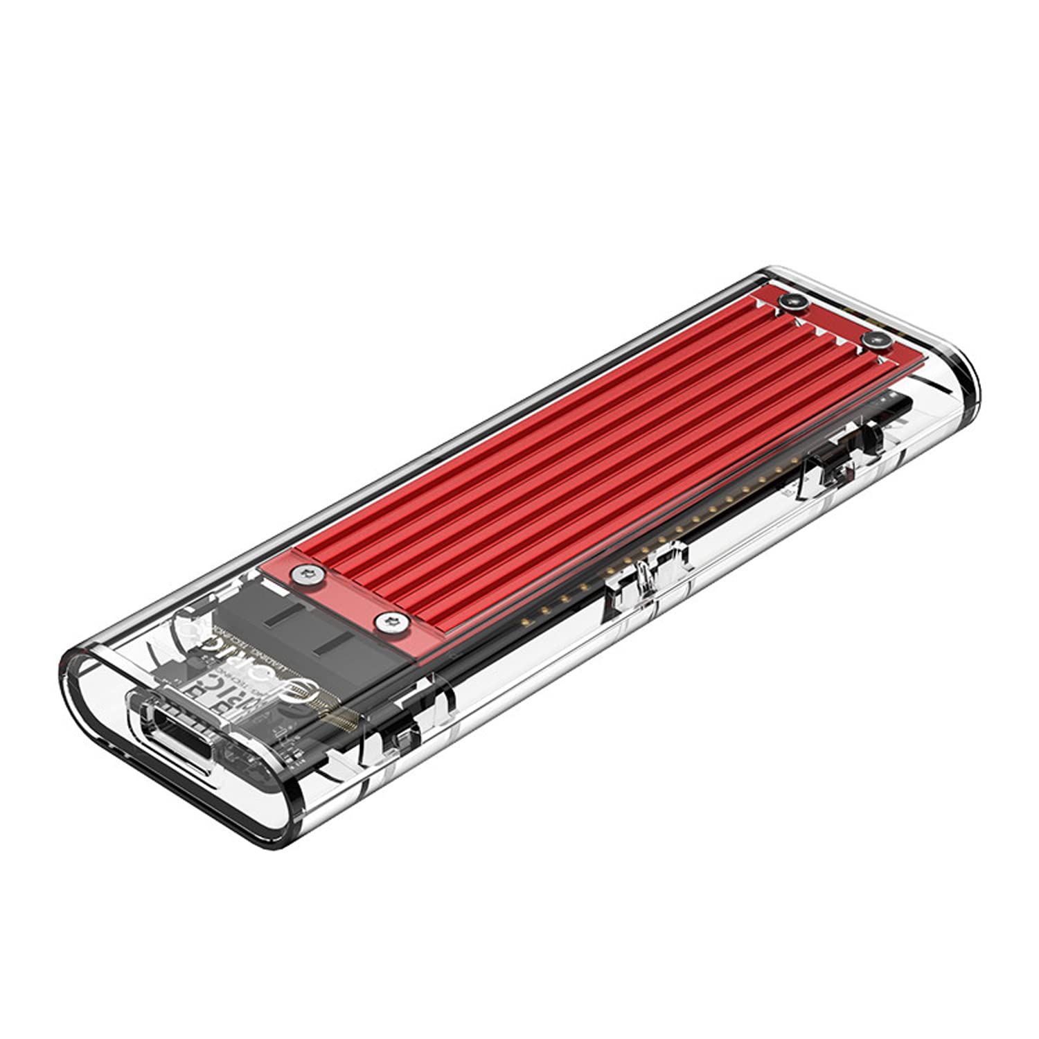 ORICO Transparent NVMe M.2 Enclosure Tool-Free USB3.1 Type-C Gen2 10Gbps to M.2 SSD Enclosure for Intel 660p/Samsung 970 EVO/Samsung970 Pro 2230/2242/2260/2280 PCIe NVMe M-Key SSD up to 2TB. (B07Z48CBFV) Amazon Price History, Amazon Price Tracker