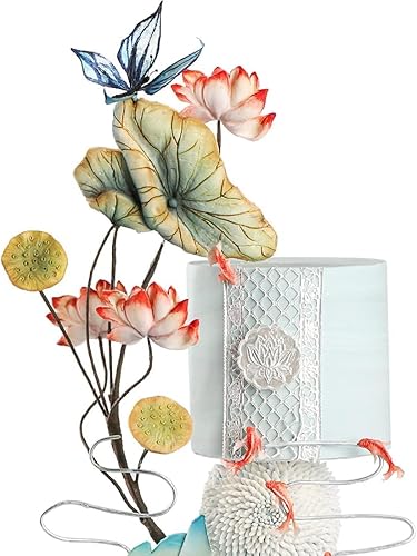 Miniatura 3 de Moldes de silicona de arcilla de loto, hojas de loto y chocolate, molde para hornear para decoración de pasteles, azúcar, manualidades, pasta de