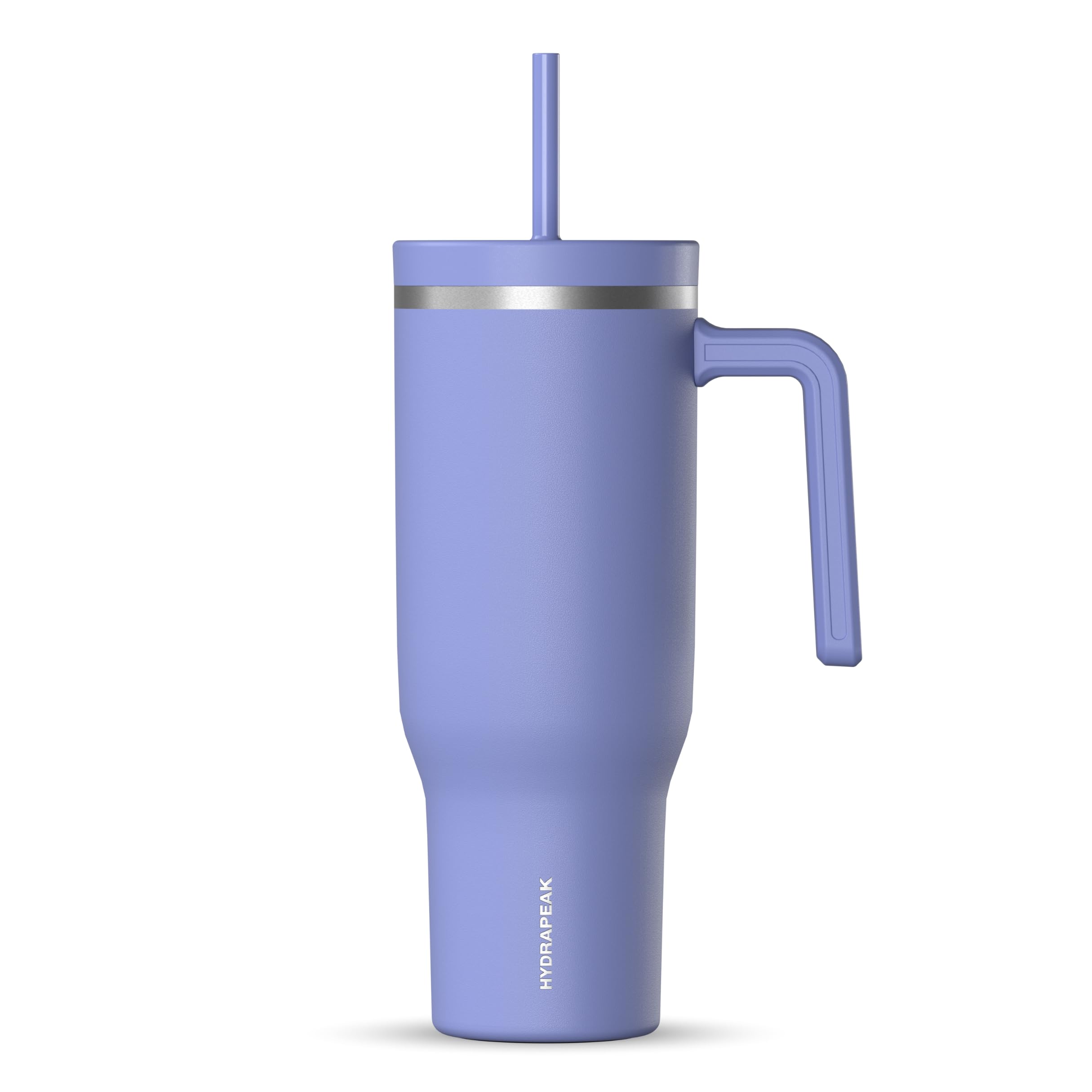 Hydrapeak Voyager 40 oz Tumbler With Handle and Straw Lid | Stainless Steel Insulated Tumblers | Travel Mug for Hot and Cold Beverages, Thermos Travel Coffee Mug (Iris)