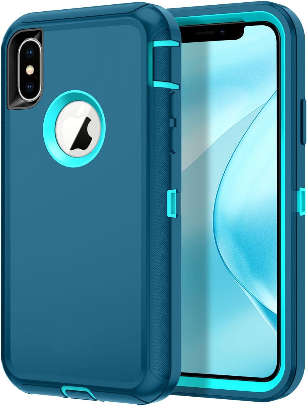 Hucasok for iPhone X Case/iPhone Xs Case Shockproof Rugged