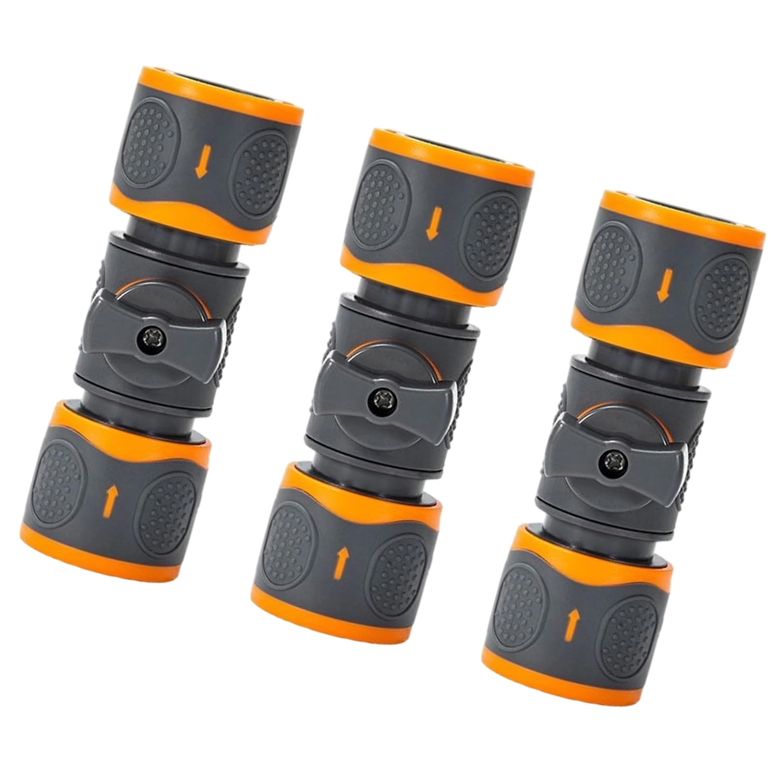 Tsophreniq Type ABS Double Quickly Release Hose Connectors Leakproof for Outdoor Indoor Use Water Pipe Quick Connectors