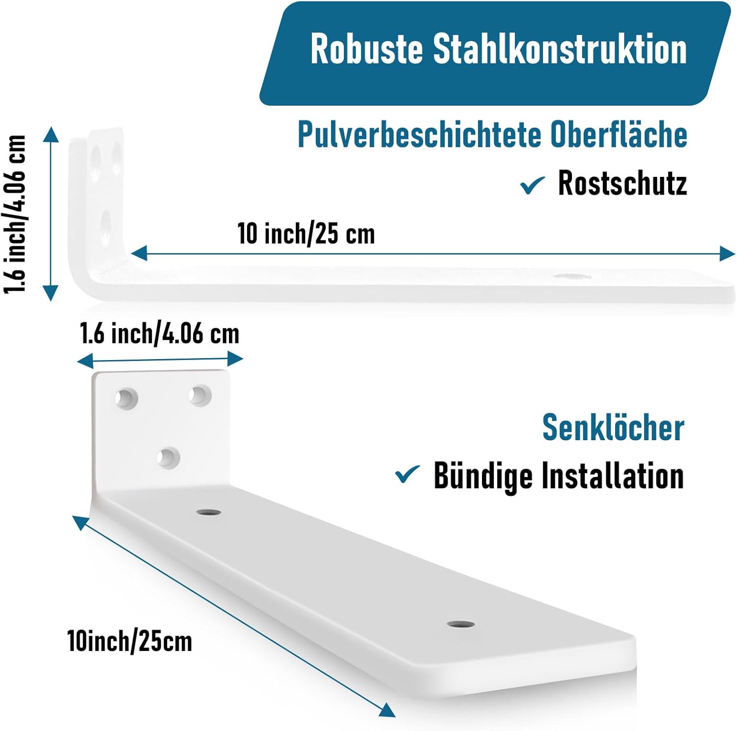 Polctartó konzol részletei