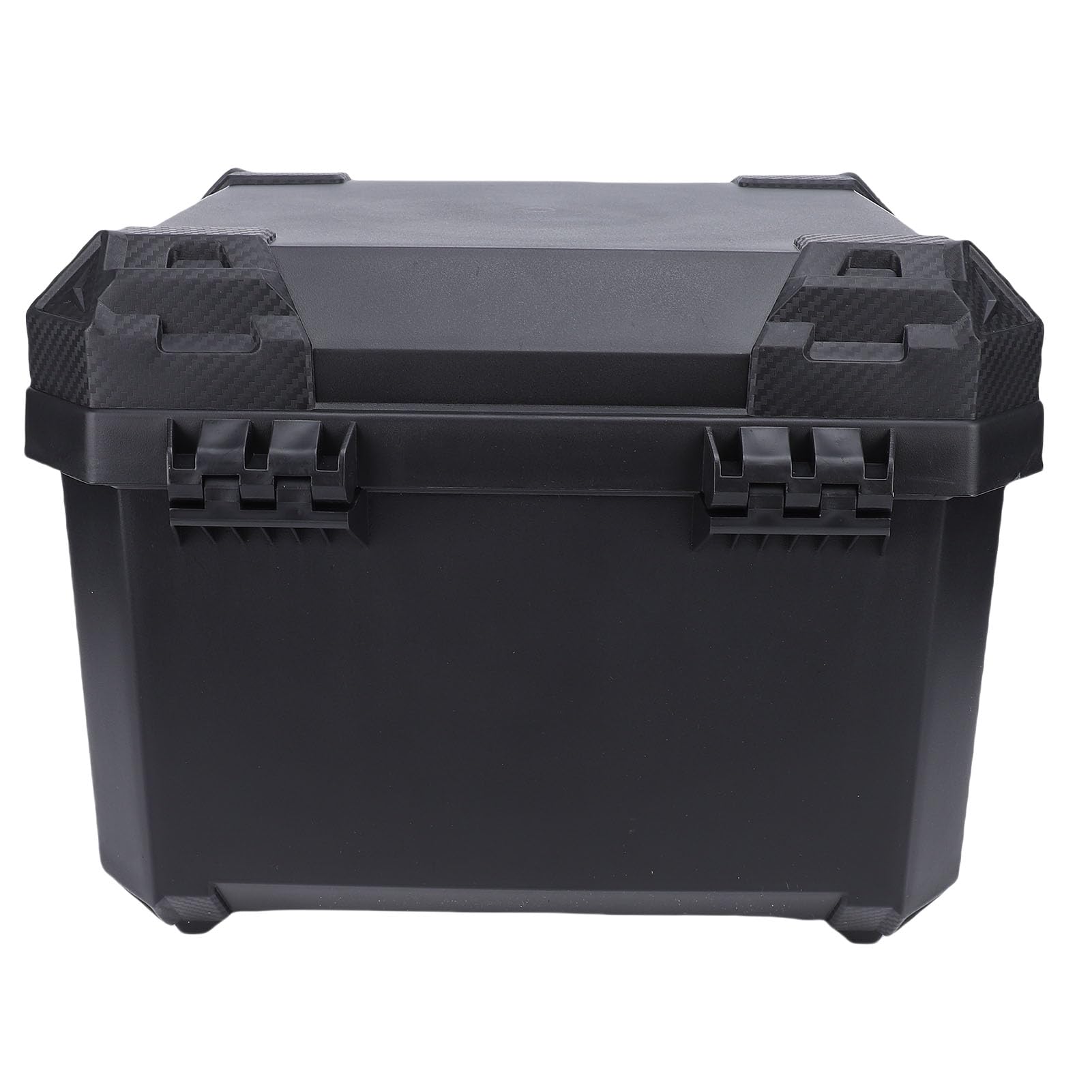Luocute Bauletto per Moto da 45 Litri, Baule Universale in Plastica PP con Staccabile Resistente All'acqua, per Caschi e Deposito Bagagli