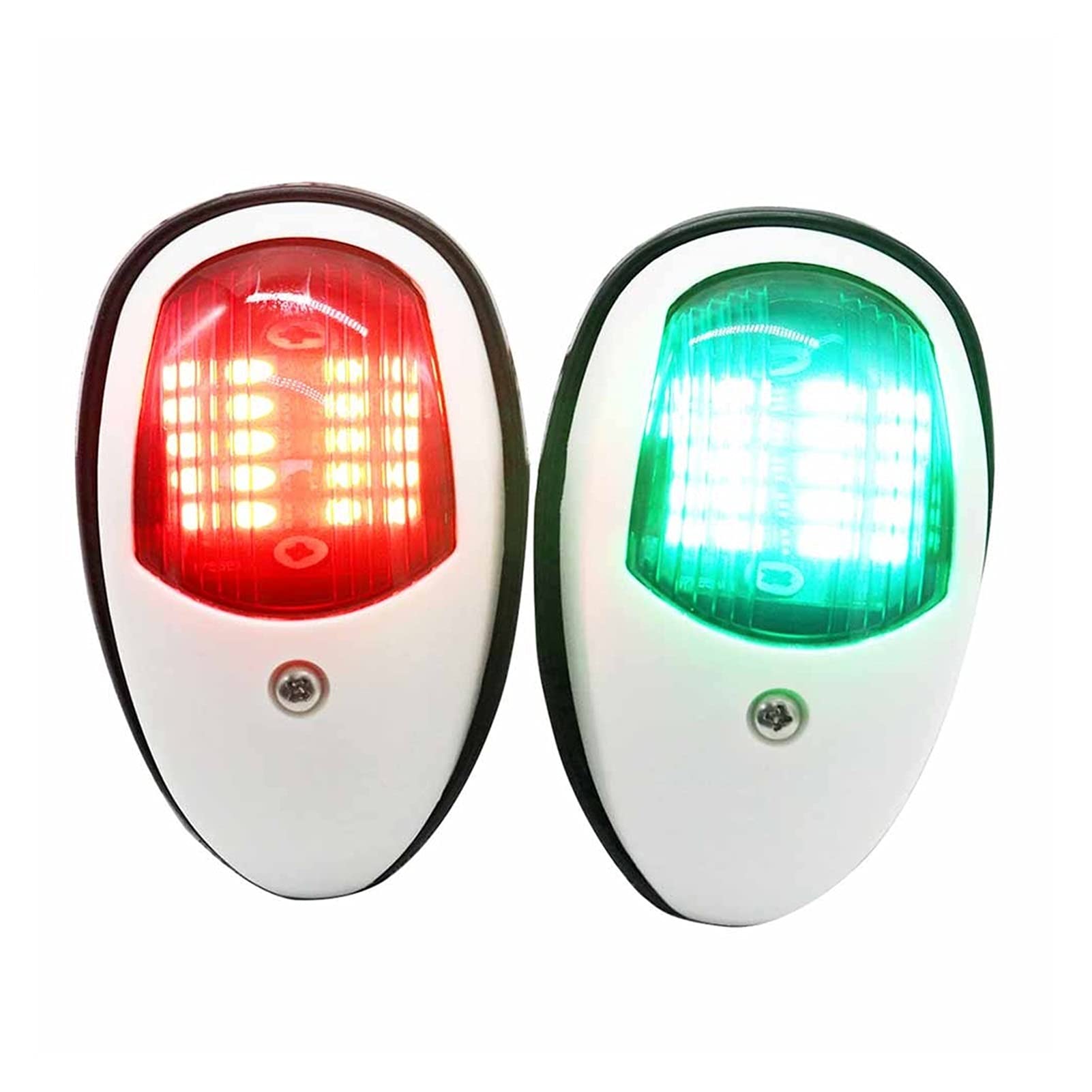 2 pz/set 1 0V-24V. IP66 universale impermeabile GUIDATO Lampada del segnale di avvertimento luminoso navigazione for il camion yacht della barca marina Per la navigazione e la pesca