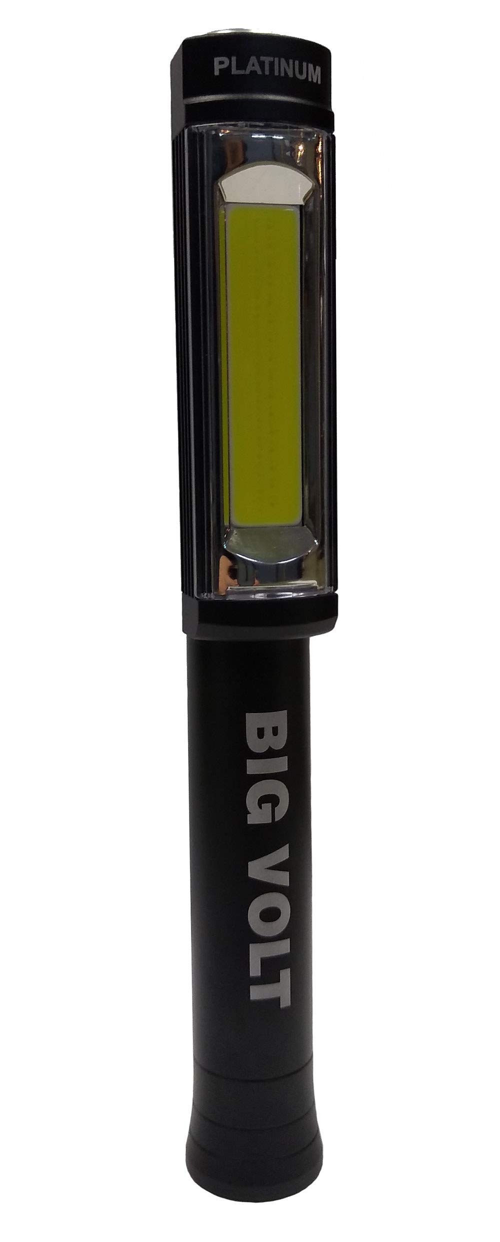 Big Volt Black 400 Lumen 3 Illumination Mode Led Flashlight & Inspection Handheld Torch