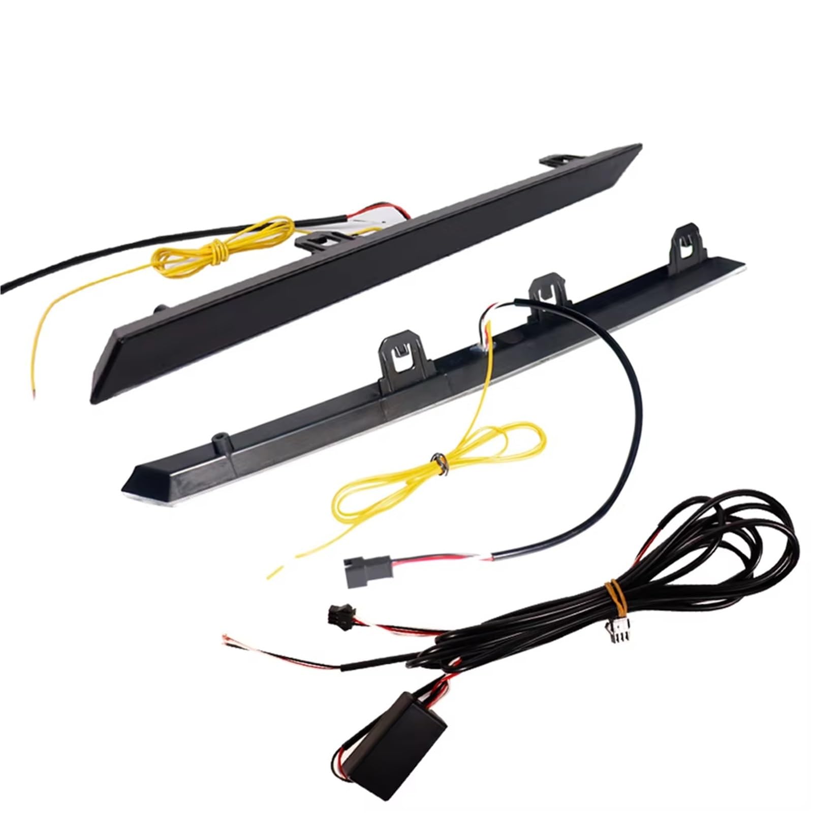 Generico Frecce Auto Per Toyota Per RAV4 2019 2020 2021 LED Bianco Anteriore Vano Motore Cofano DRL Luci Marcia Diurna Ambra Indicatori Direzione Indicatori di direzione(Smoked Lens)