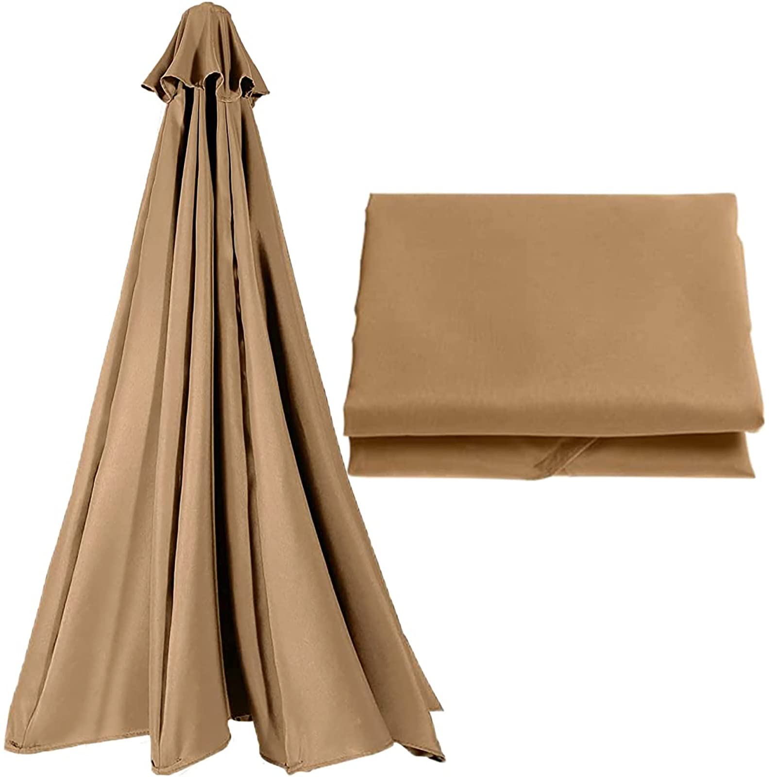 Parasol Paraguas 2.7m rojo para terraza y jardín 8