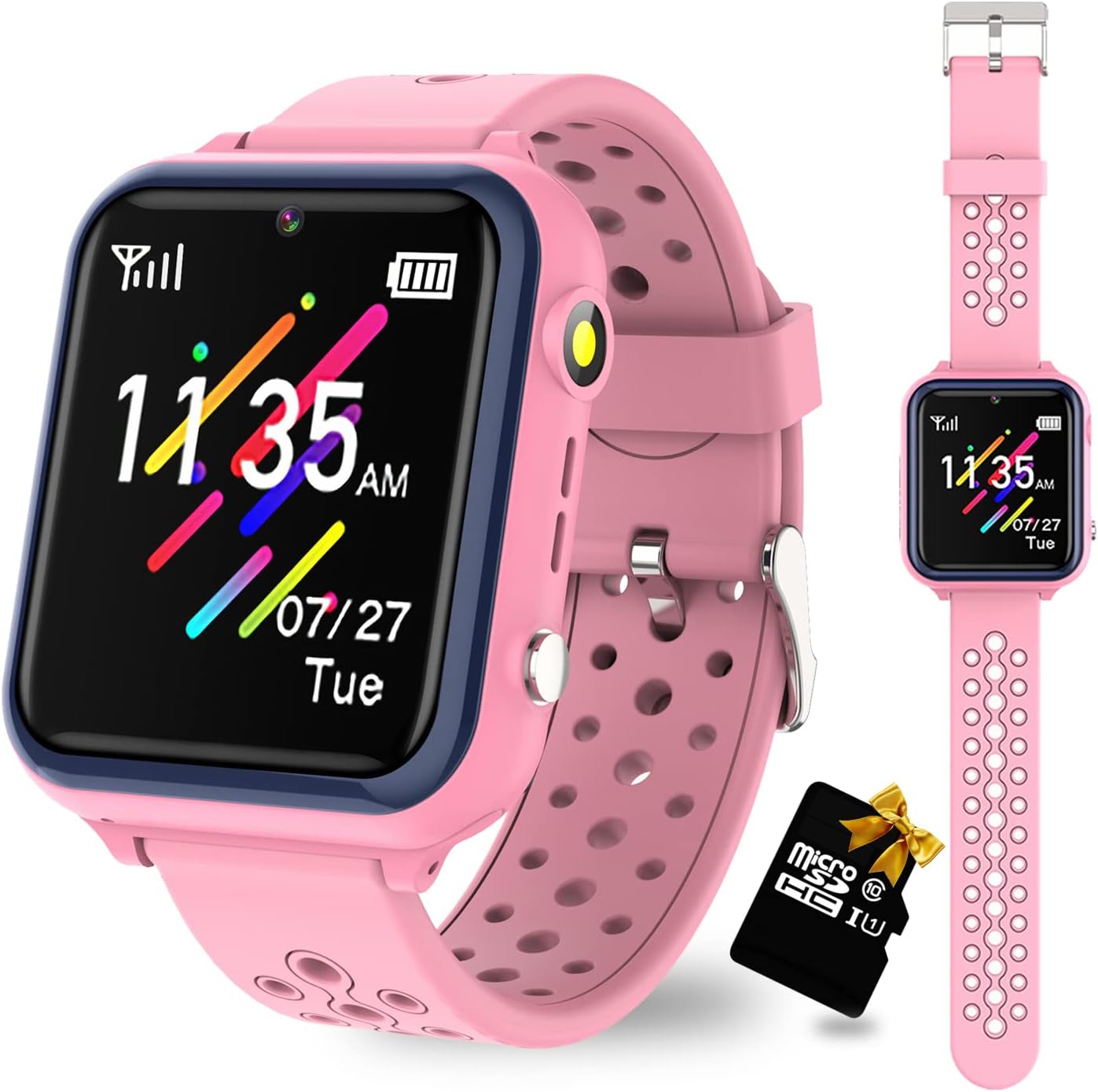 Retysaz Smartwatch Kinder, Spiele, Telefon für Mädchen und Jungen