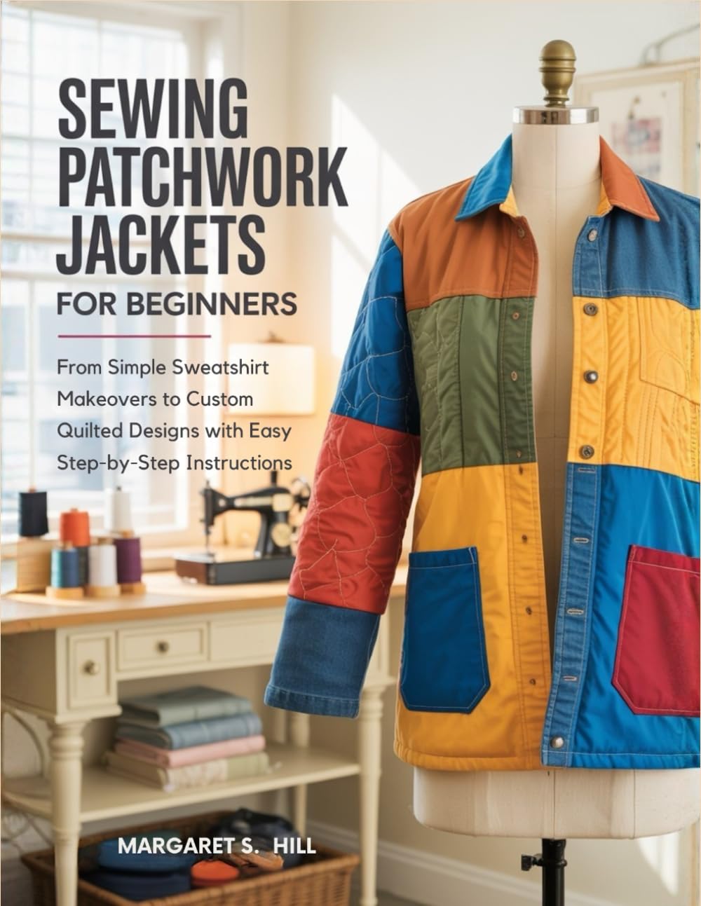 Sewing Patchwork Jackets For Beginners: From Simple Sweatshirt Makeovers to Custom Quilted Designs with Easy Step-by-Step Instructions