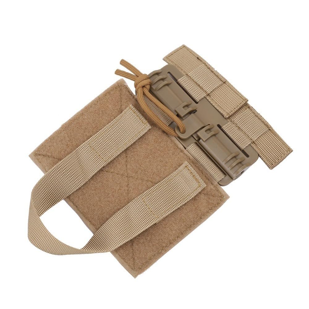 MiOYOOW Sgancio Rapido per Gilet, Set di Fibbie per Rimozione di Gilet 1000D Molle con Chiusura a Gancio e Anello per JPC NCPC