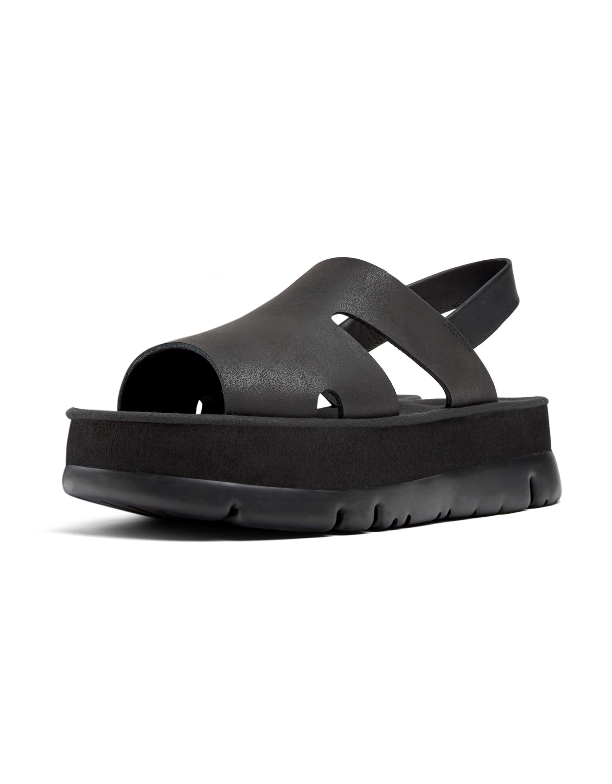 Camper Women's Oruga Up K200848 Sandal, Black 012, 4 UK