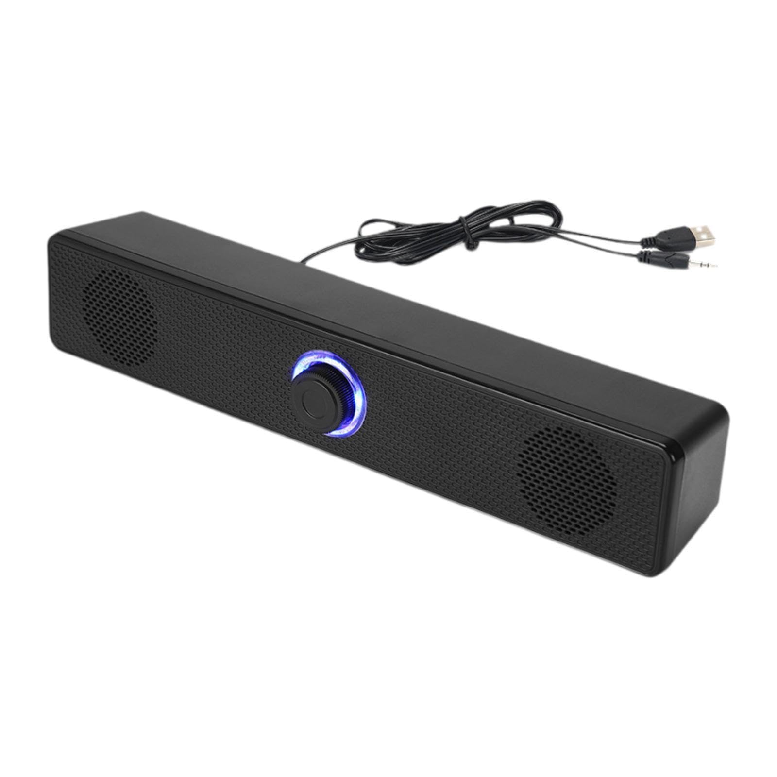 MERISHOPP Wired Computer Speaker Sound Bar USB Powered Compatible with Gaming Speaker Laptop Phone-image-9