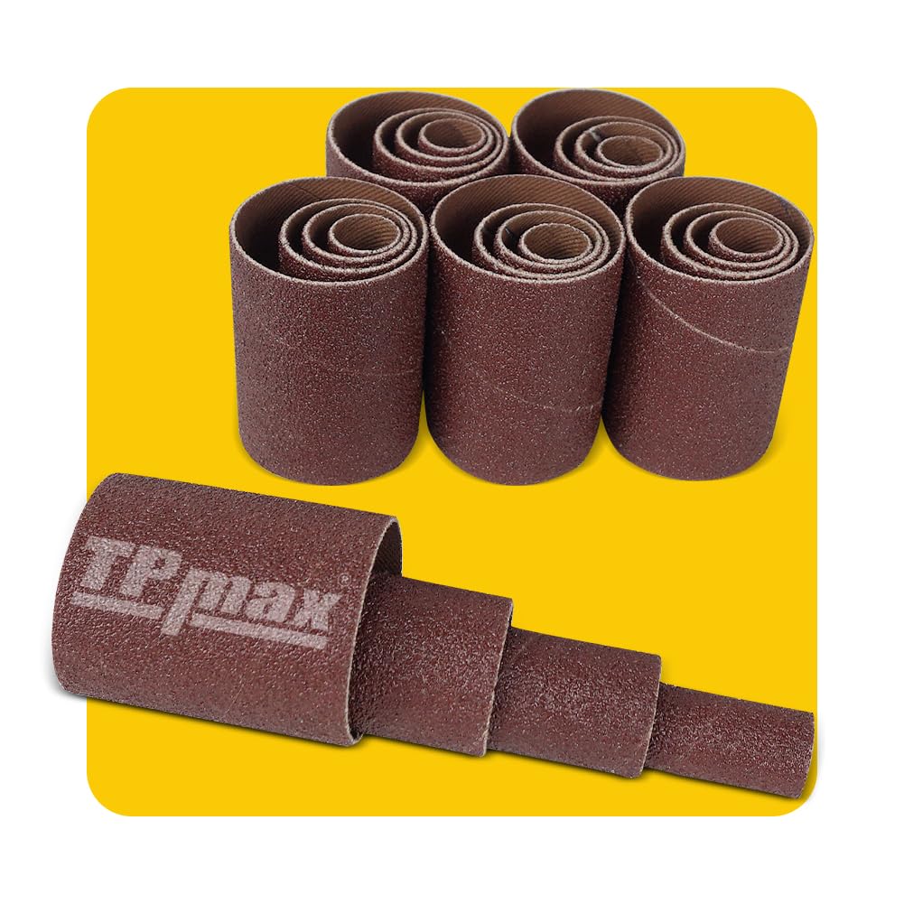 Spindle Sanding Sleeves - 24 Pack 80 Grit -9 Spindle Sanding Sleeves - 24 Pack 80 Grit -9