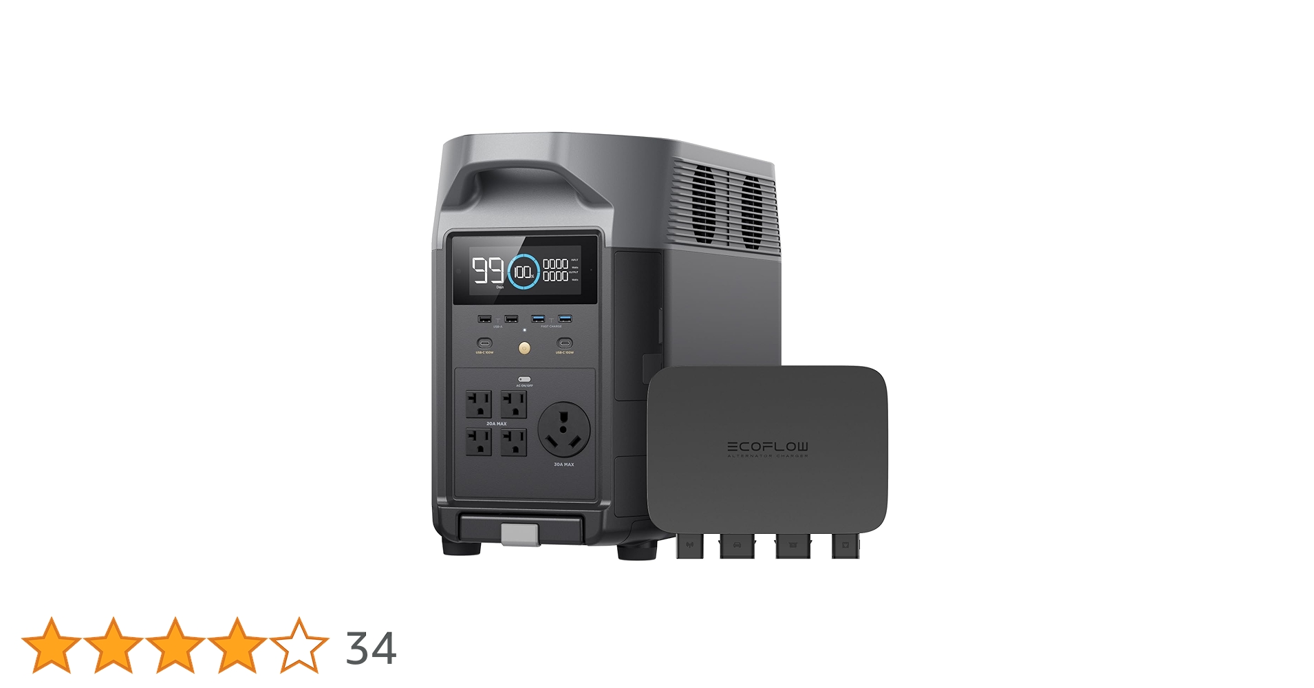 分配器・切替器 EcoFlow Alternator Charger 800W 3-in-1 EcoFlow 800W Alternator Charger