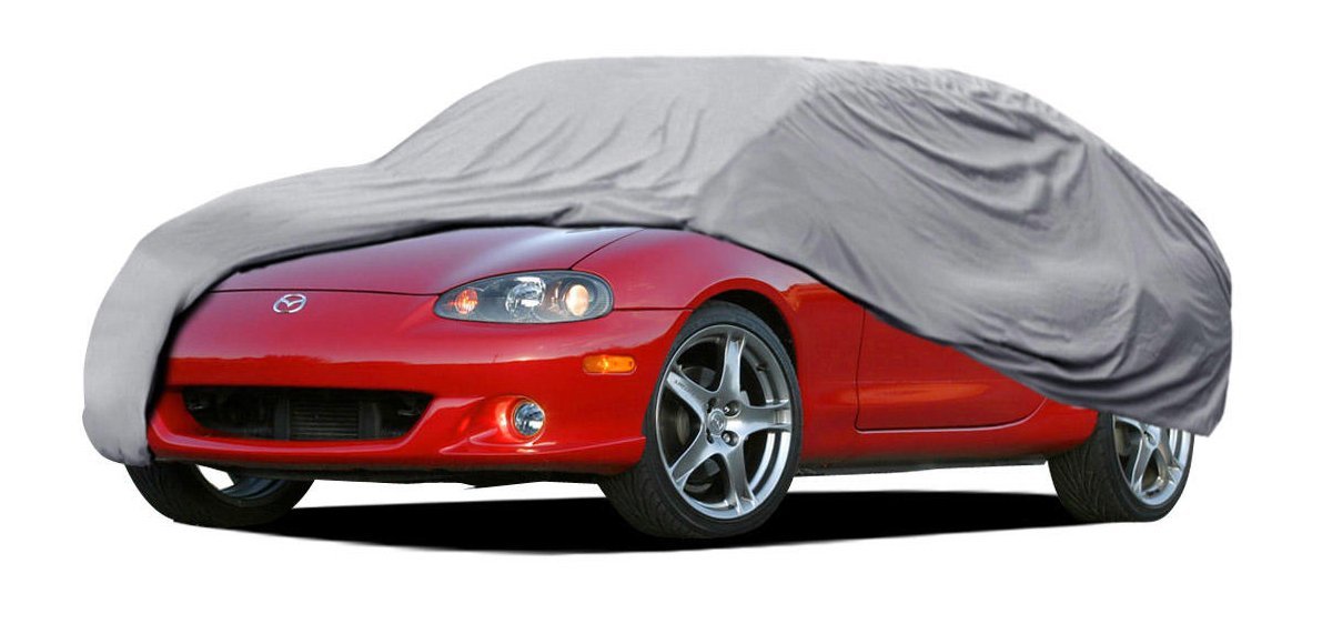 BDK Car Cover for Mazda Miata MX Outdoor Waterproof All Weather Breathable 4 Layers