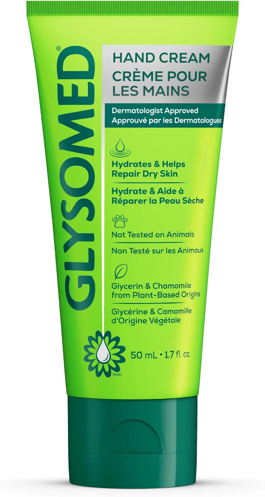 Chamomile Hand Cream, 50ml Travel Size (Soothe Rough & Dry Skin)