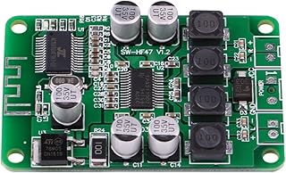 Amplifier Board, 10-25V DC Dual Channel Audio Amplifier Board Digital Audio Amplifier Board Support Audio Input for Speaker