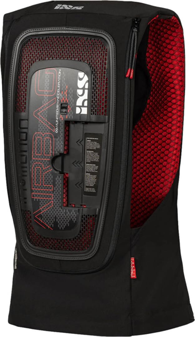 IXS IPRO 1.0 Kamizelka z poduszkÄ powietrznÄ, czarny, L/XL
