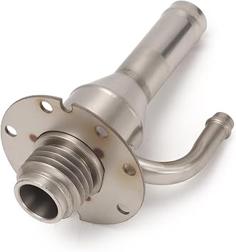 DEF Fluid Filler Neck Fitting for Flatbed or Service Body Trucks