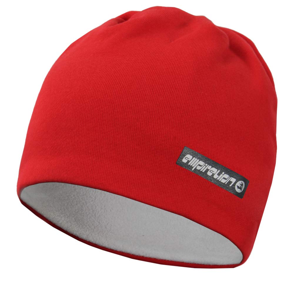 EMPIRELION Softshell Winter Fleece Lined Beanie Hats, 9" Running Skull Cap Thermal Tactical Watch Cap Men Women