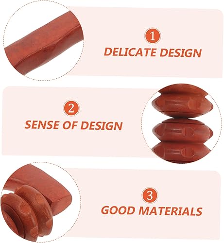 Miniatura 5 de Wooden Massage Roller Handheld Muscle for Relaxation and Portable Body Massage Tool for Home Gym and Travel Use