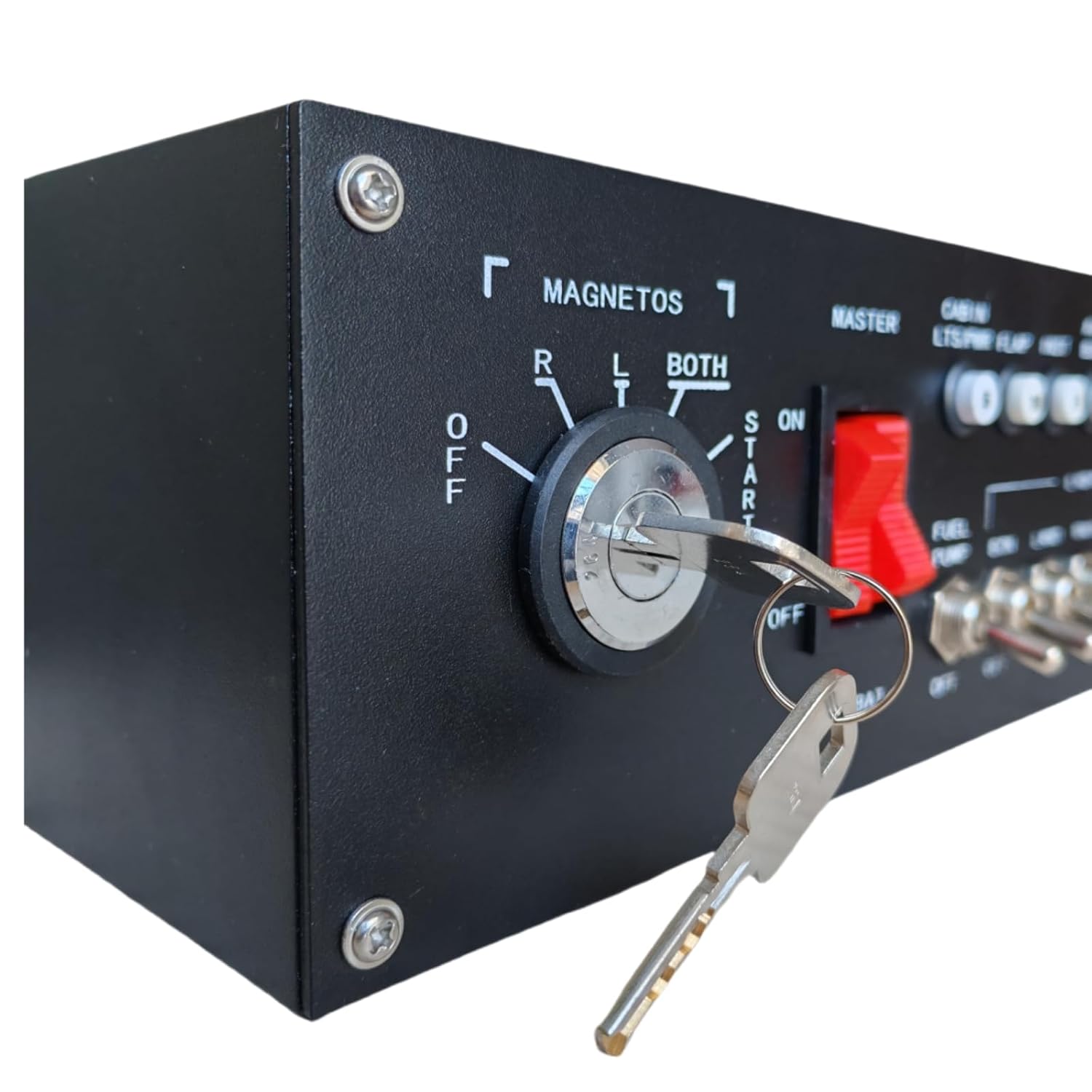Meza-Ignition Panel for Flight Simulator game MSFS2020, X-Plane for a Home Cockpit or Standalone use on a Desk
