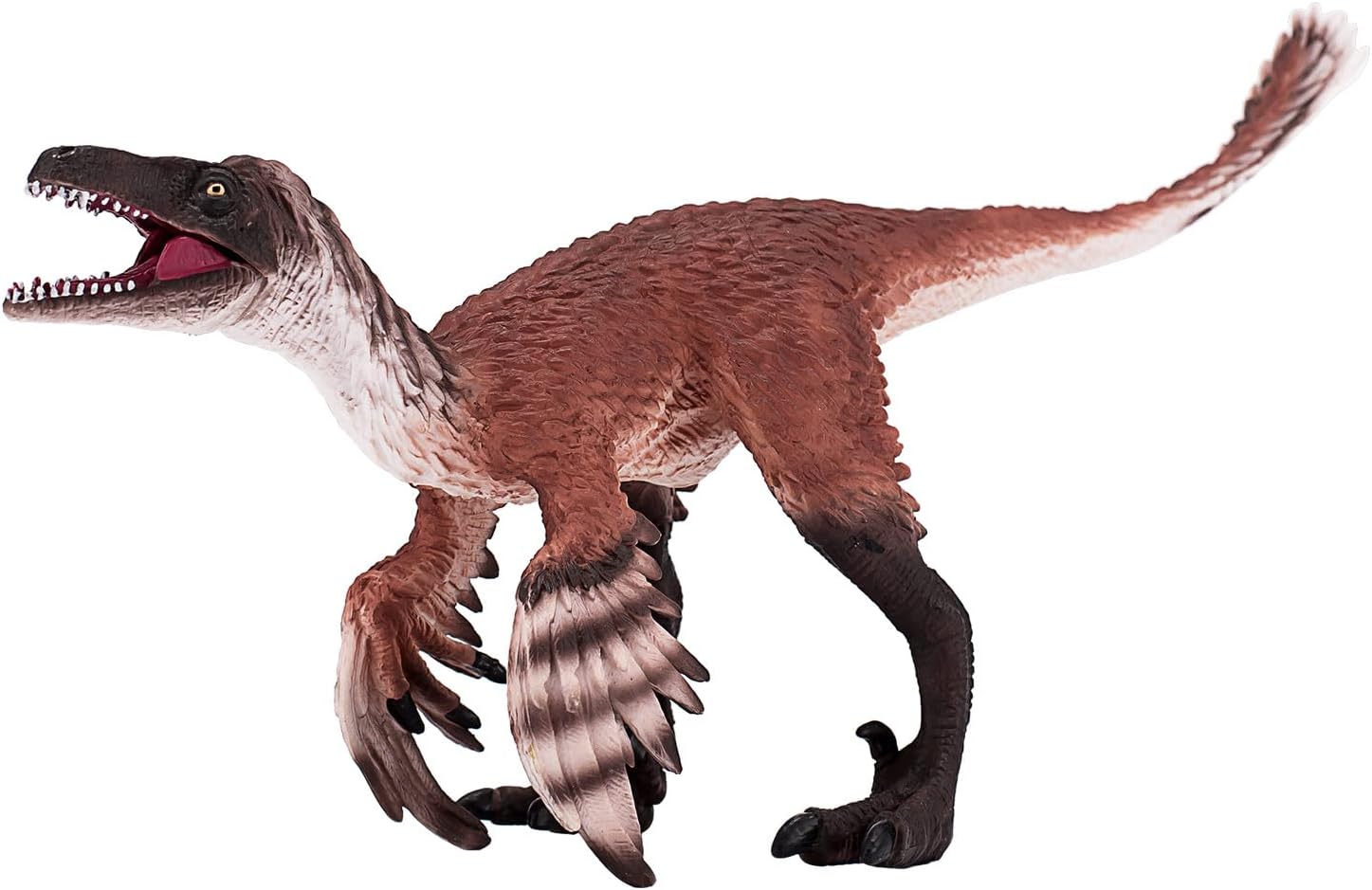 MOJO - Troodon Dinosaur| Moving Jaw Feature | Hand-Painted Toy Figure | Prehistoric Life Collection | True to Life & Highly Detailed | Designed in UK