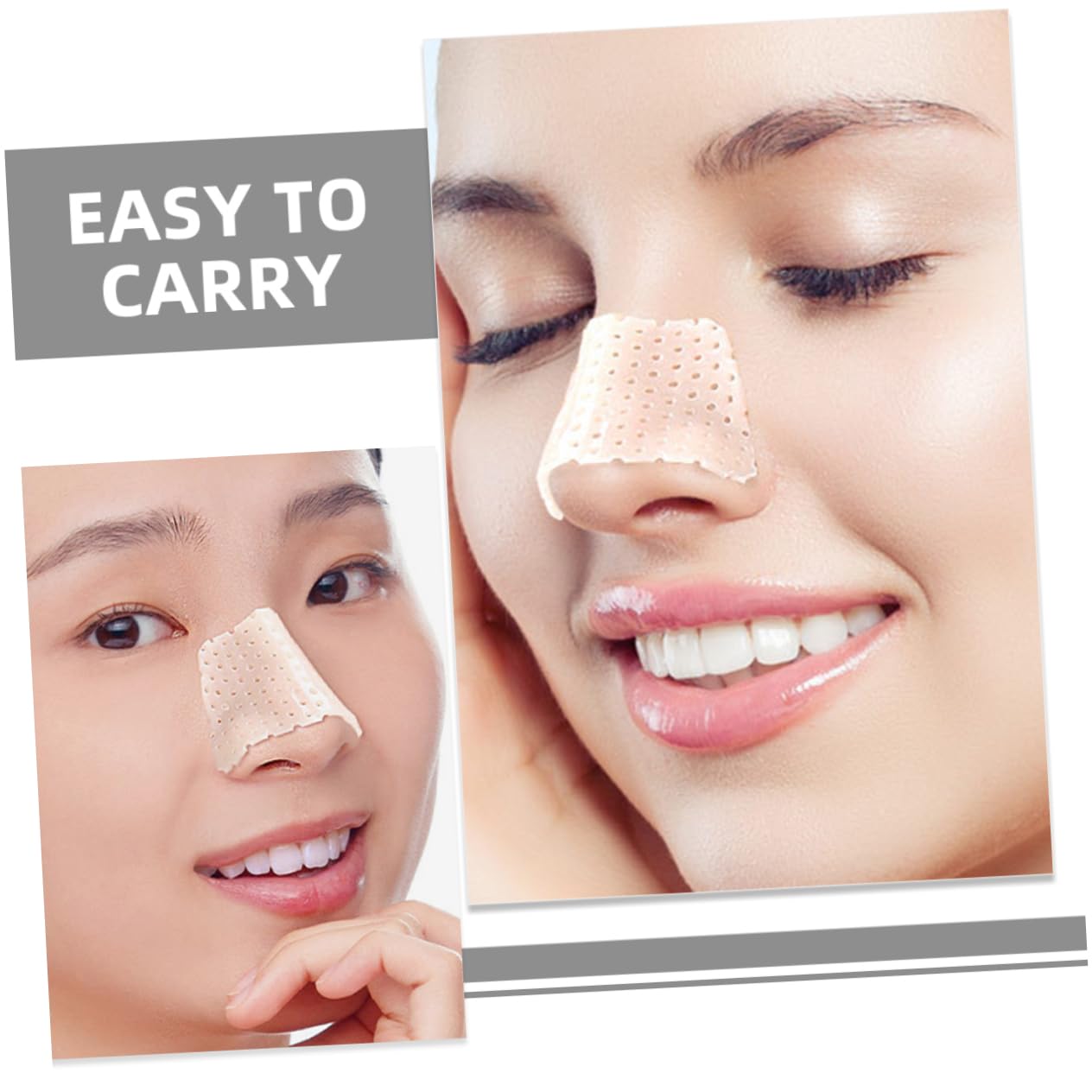 SMASOLO Adjustable Nose Shaper Splint Thermoplastic Brace Finger Fixation Clip for Nose Protection and Bridge Shaping