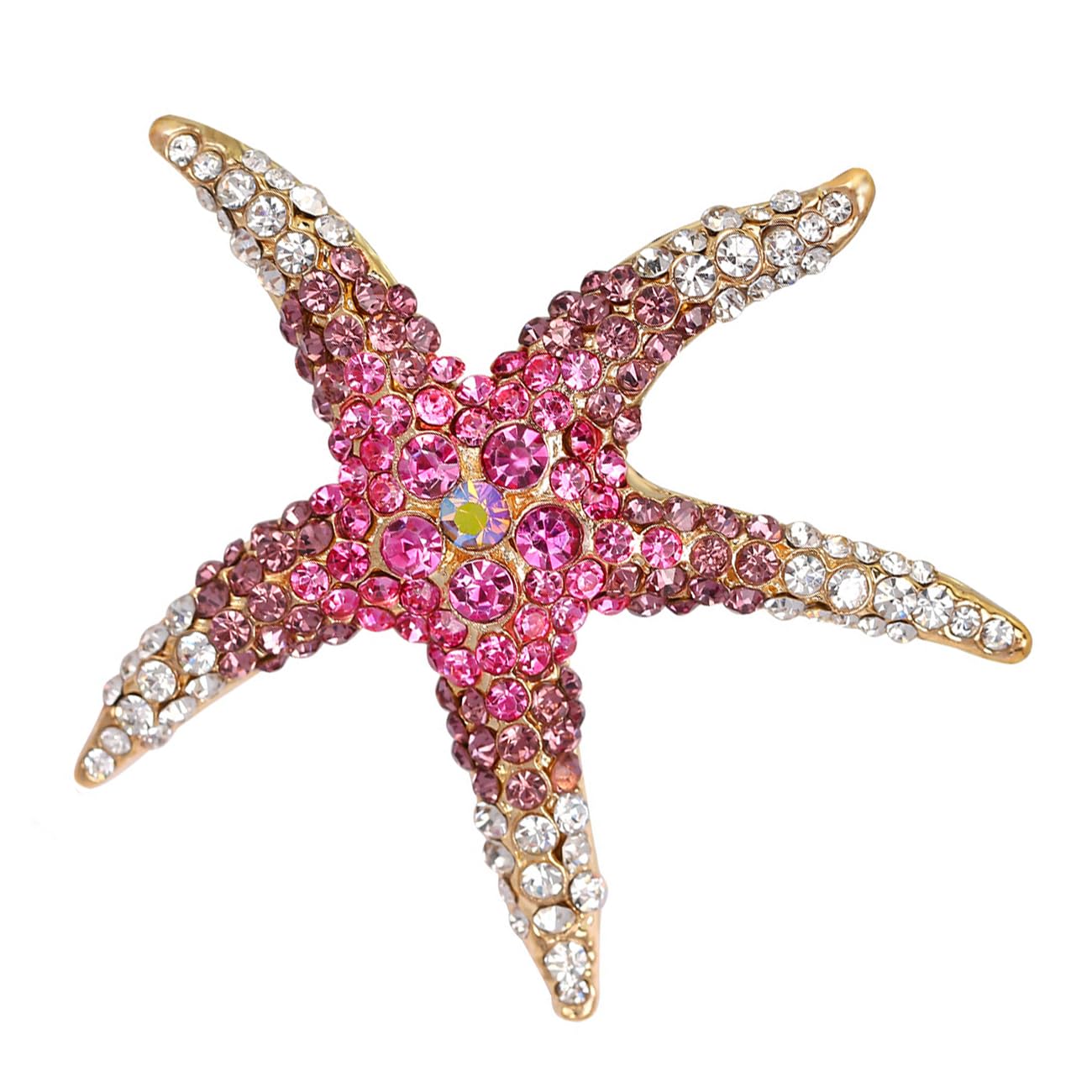 FAIRYGATE Rhinestone Brooch Clothing Jewellery Accessories Fashion Elegant Shiny Crystal Teardrop Brooches Wreath Pendent Lapel Pin，B36 — view 4