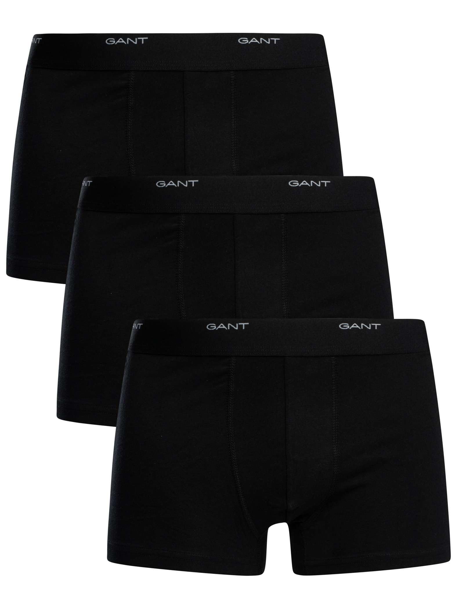 Gant Men's Black Core Trunk 3-Pack Underwear, 3XL (Pack Of 3)