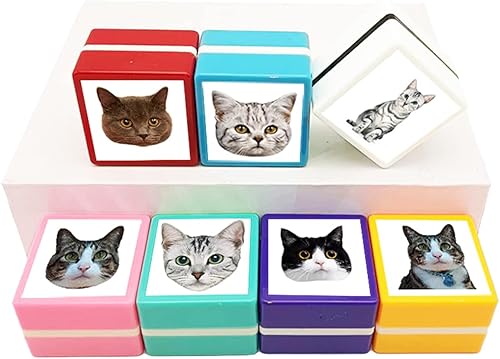 Miniatura 3 de Sello de retrato de mascota por encargo, sello de goma personalizado, sello de mascota personalizado, sello de mascota personalizado, sellos de cara