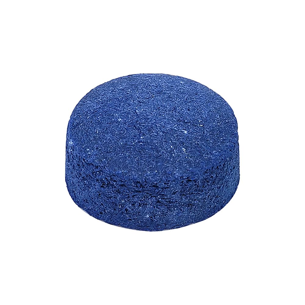 Namvo Paquete de 50 Puntas para Tacos de Billar de Diamante Azul - Puntas para Tacos de Billar de 10 mm con Caja de Almacenamiento de plástico para Tacos de Billar y Billar - Potentes Puntas de r