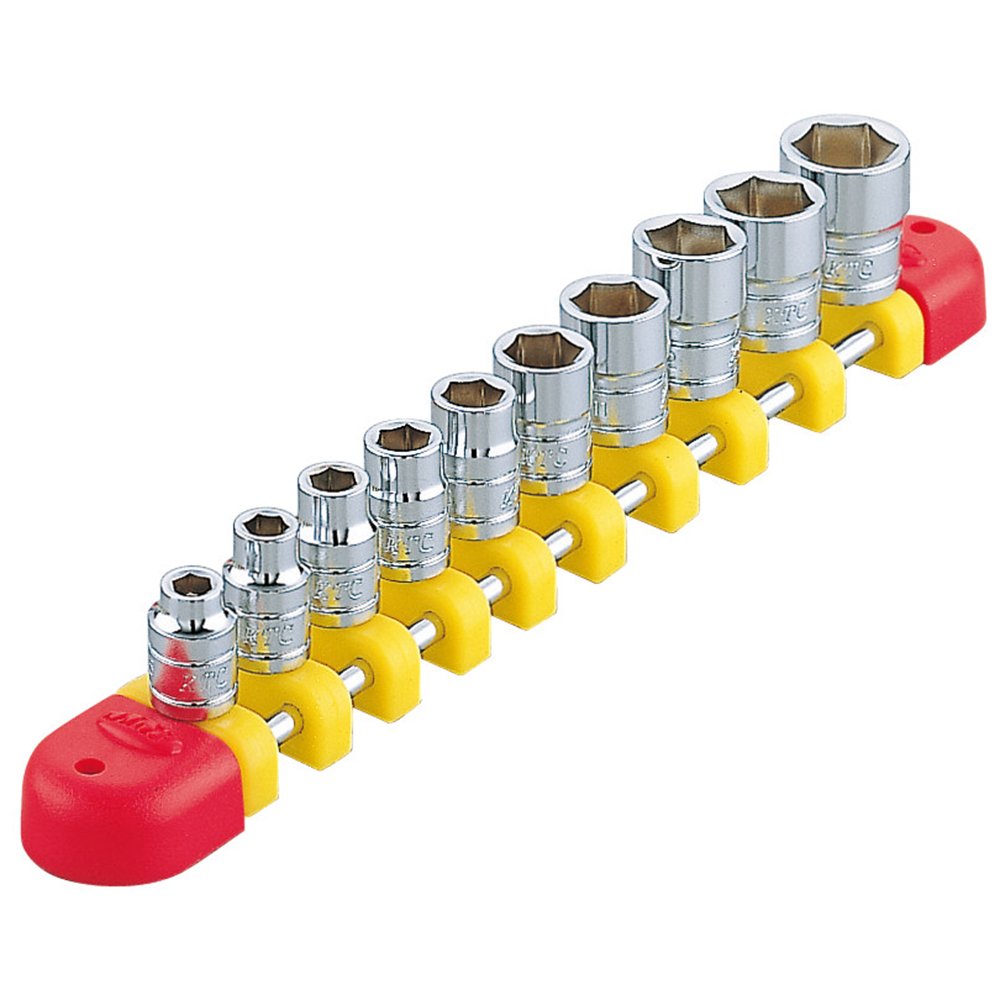 Kyoto Machine Tools (KTC) Socket Wrench Set, 0.25 inches (6.3 mm) (1/4 inch), TB210E