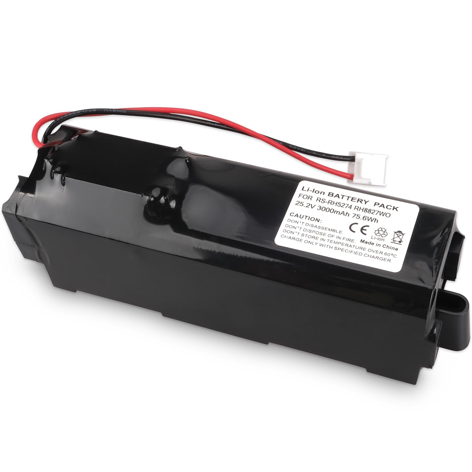 25,2V 3000mAh Batterie Compatible avec Rowenta RS-RH5274 RH8827WO RH8828WO RH8829WO RH8870WO RH887101 RH8827WO/2D0 RH8827WO/2D2 RH8827WO2D0, RS-2230001688 RS-2230001828