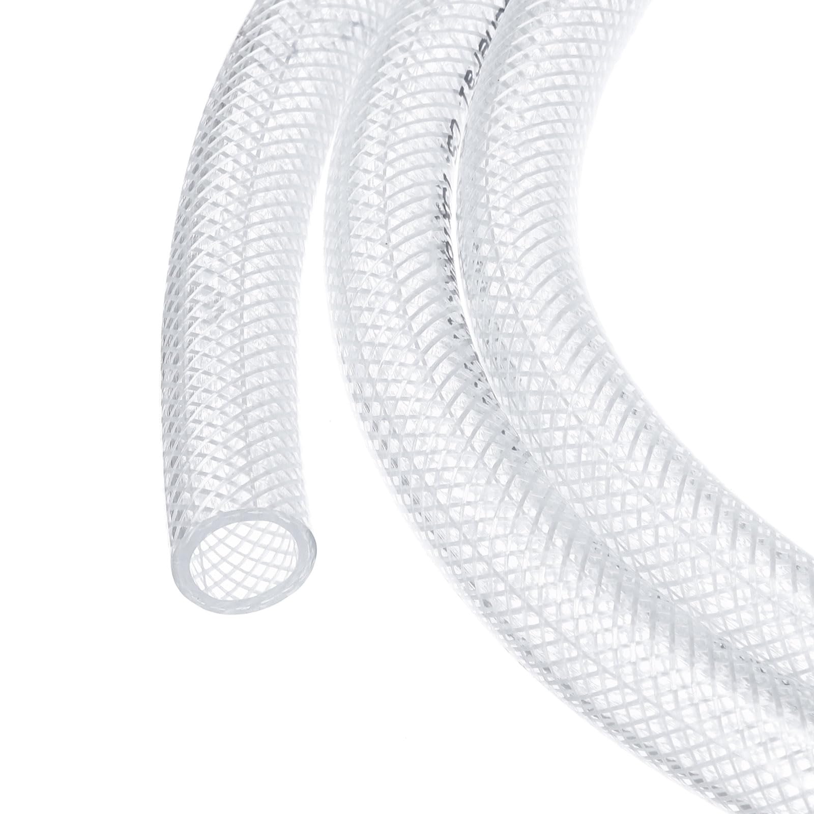Manguera de PVC trenzado transparente de 12,7 mm y alta resistencia para uso industrial