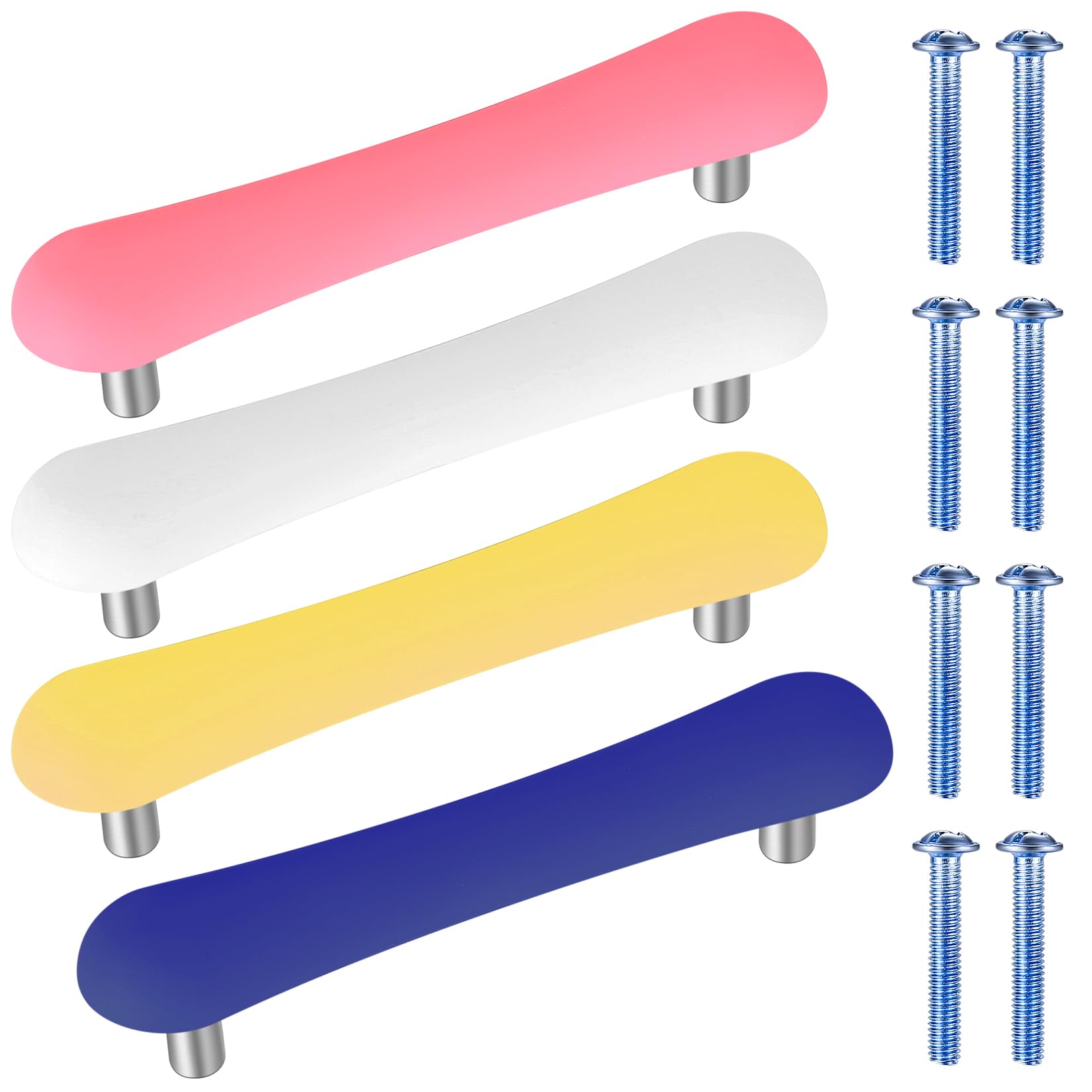 6 Maniglie Per Mobili Morbide A Forma Di Stella, Luna E Nuvola - Anticollisione Per Bambini - Foto 4