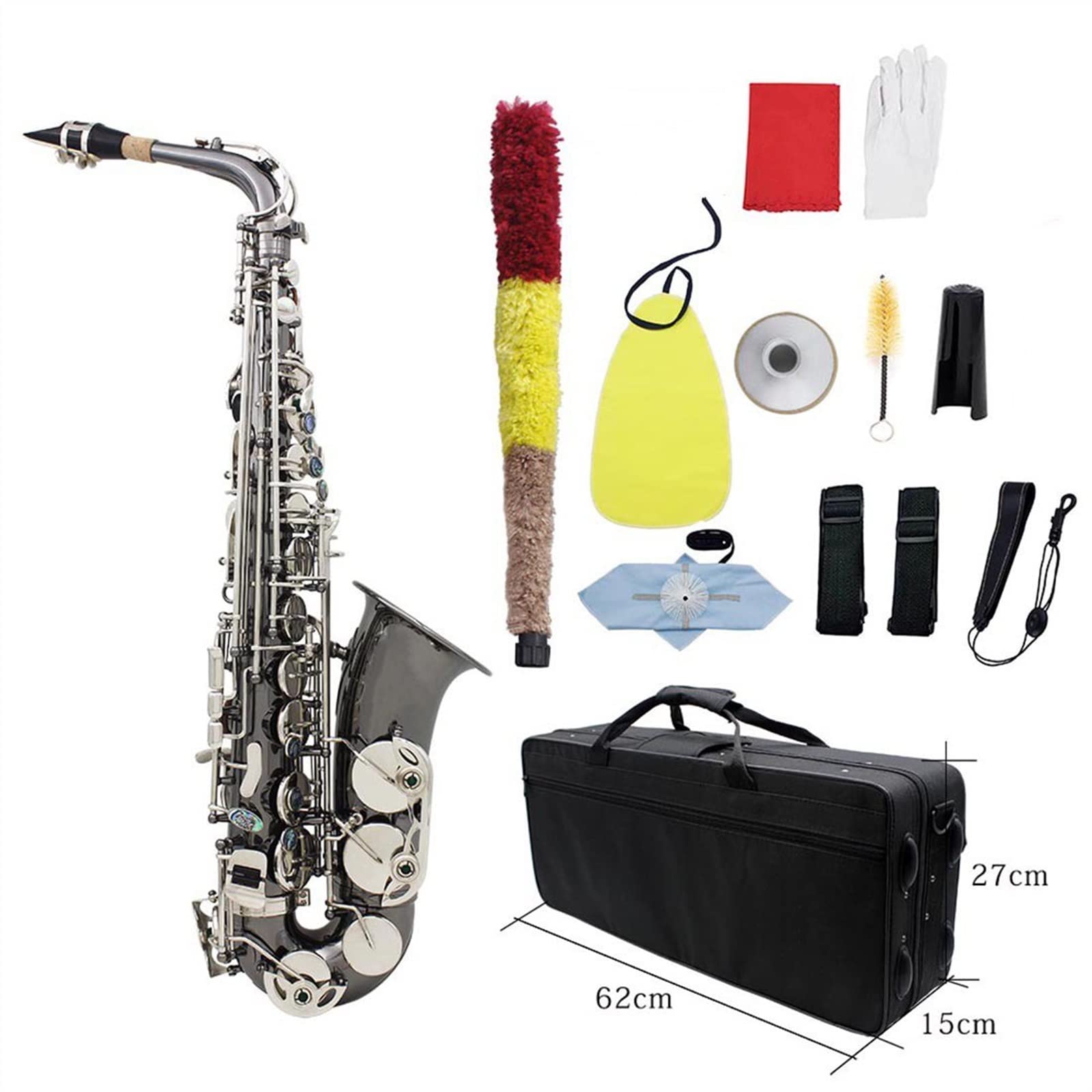 Saxophon Student Es-Alt-Saxophon Musikinstrument Messing-Saxophon Mit Zubehör