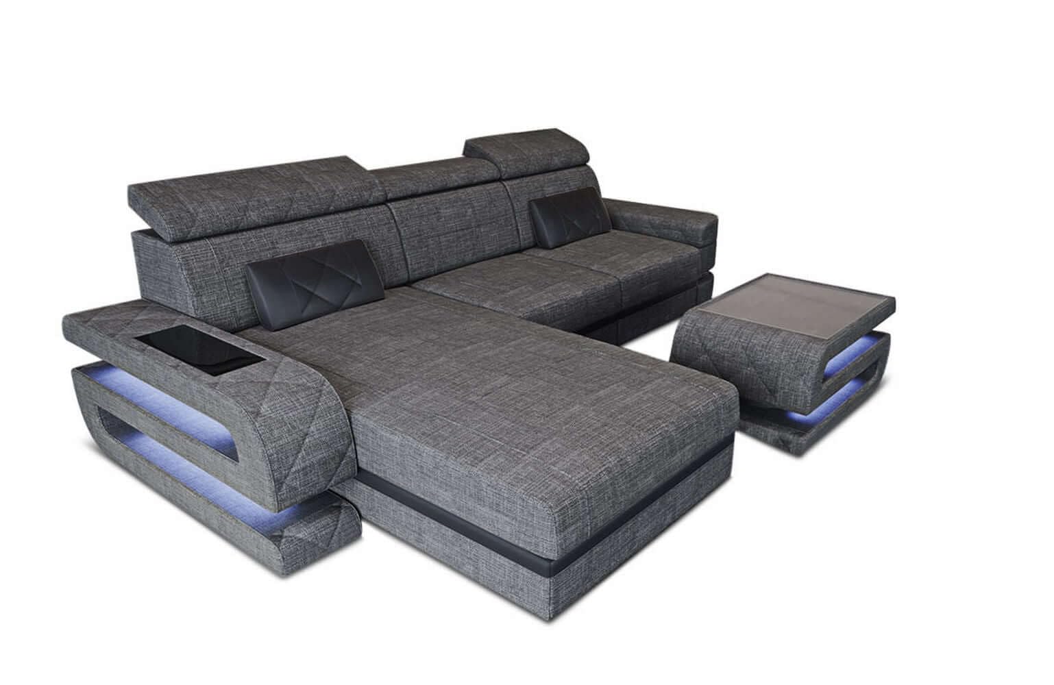 Sofa Dreams Ecksofa Bologna L-Form aus Stoff