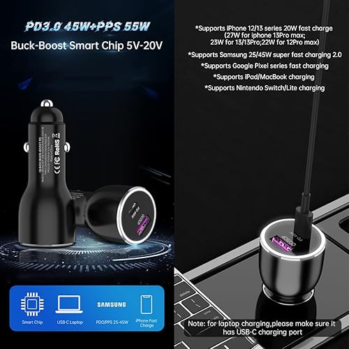 Miniatura 21 de Cargador Samsung de 45 W, carga súper rápida, cargador USB tipo C, PD PPS para Samsung Galaxy S25 S24 S23 S22 Ultra Plus Tab S8 S7 Fe Ultra Plus 45W