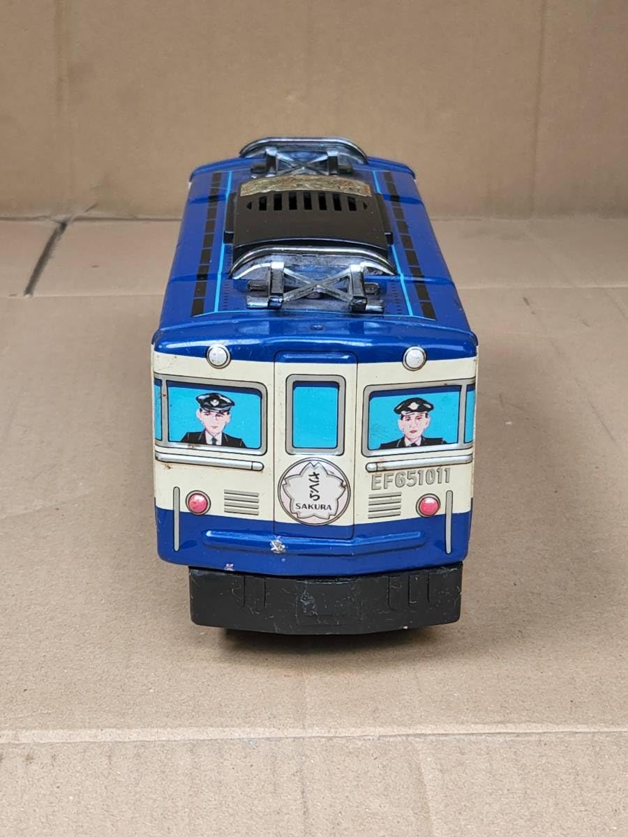 Amazon.co.jp: 23 レトロ UENO ブルートレインさくら ブリキおもちゃ