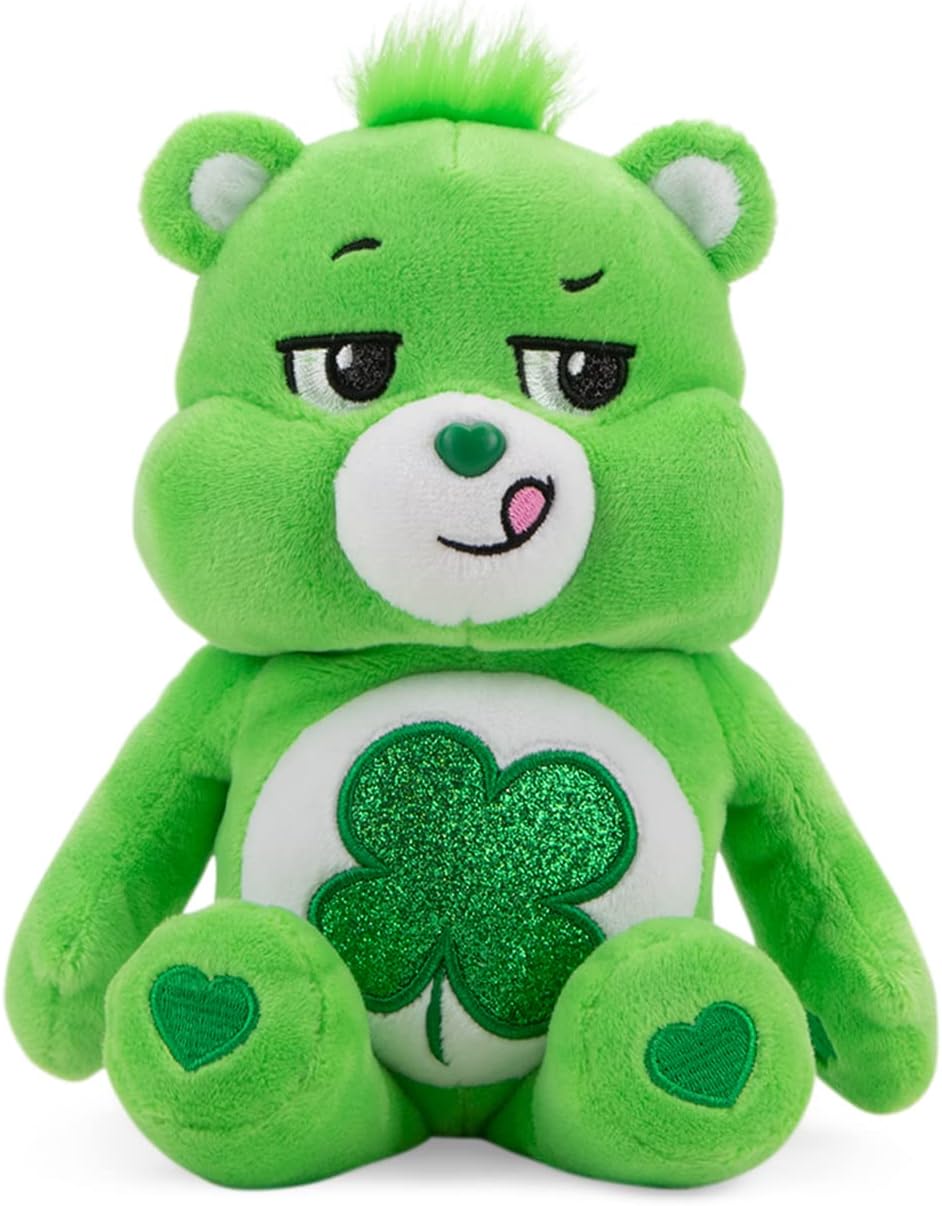 9" Bean Plush (Glitter Belly) - Good Luck Bear - Soft Huggable Material!