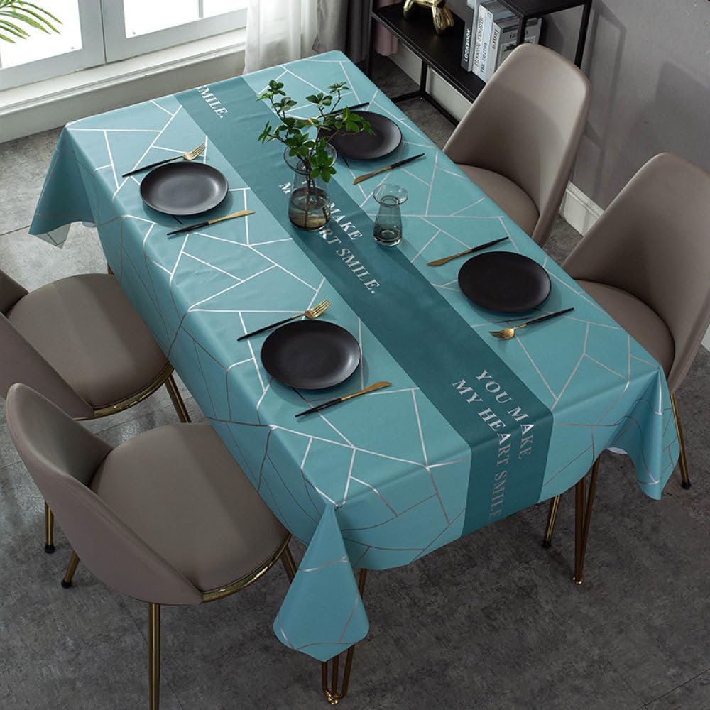Nappe de table rectangulaire 90x140 cm au motif sombre pour buffet et pique-nique
