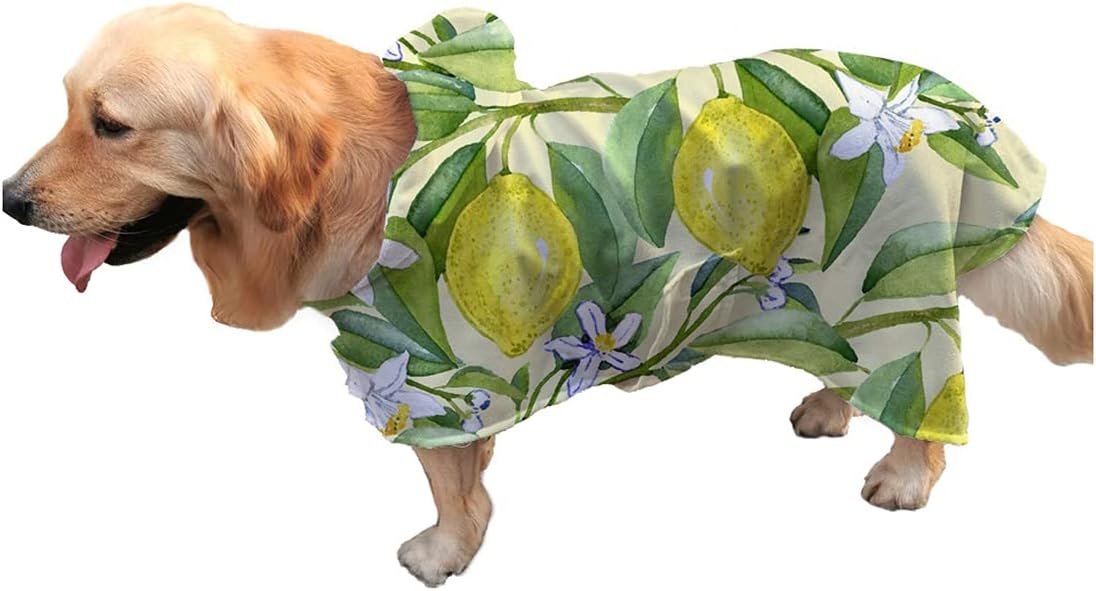 レモン犬バスローブ猫風呂タオル毛布デュアルユースペット用品速乾性ペットタオルシャワー